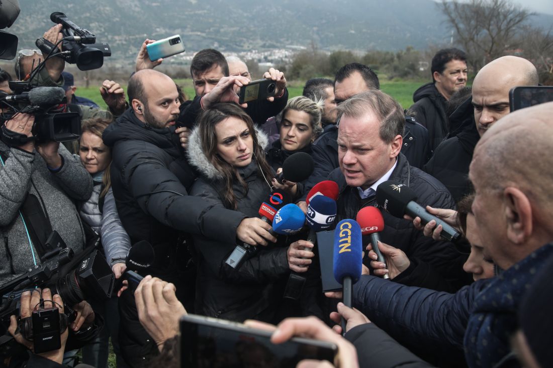 Τέμπη Λάρισα τραγωδία δυστύχημα τρένα Κώστας Καραμανλής Υπουργός Μεταφορών