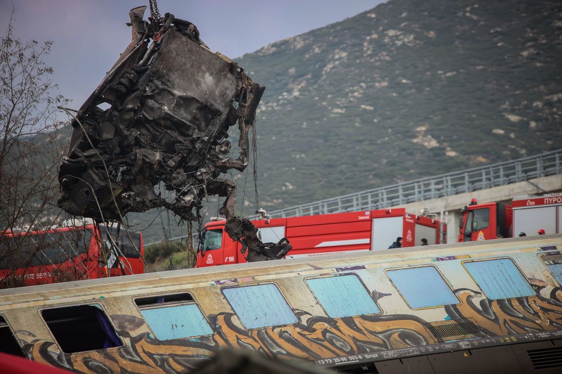 Τέμπη Λάρισα δυστύχημα τρένα τραγωδία Αλέξης Τσίπρας