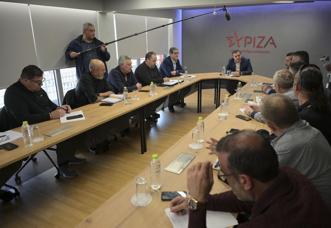Τσίπρας εργαζόμενοι σιδηρόδρομο συνάντηση