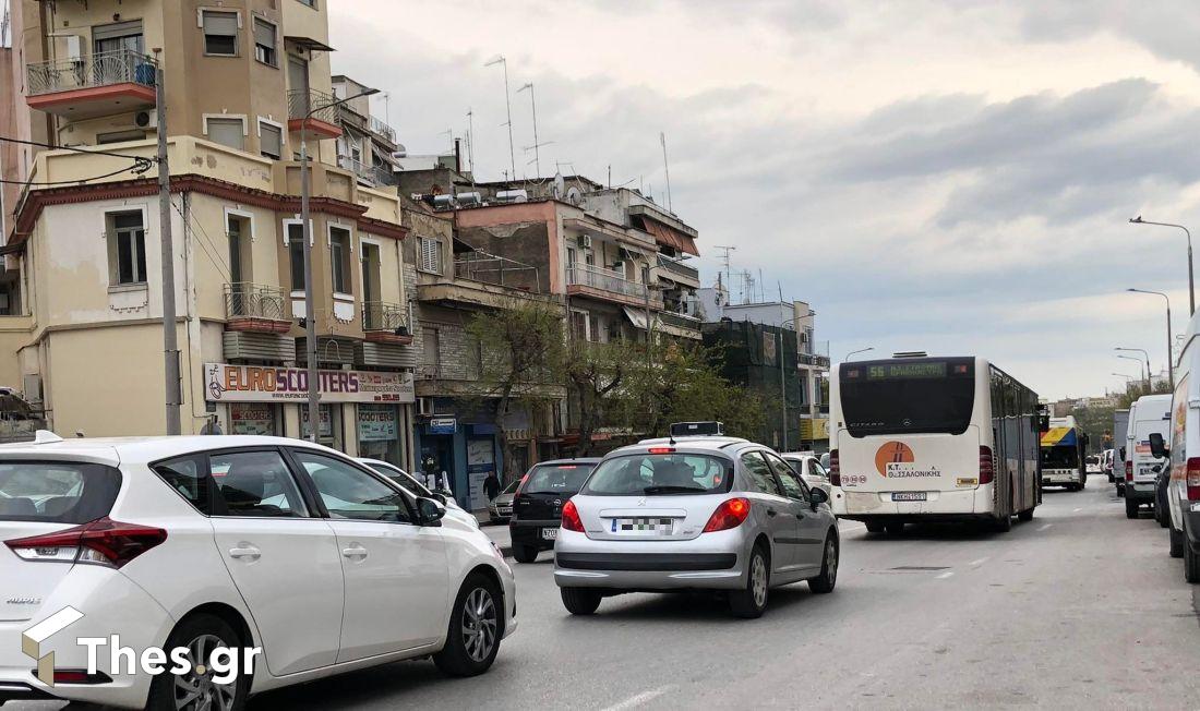 βλάβη λεωφορείο ΟΑΣΘ λεωφόρος Λαγκαδά