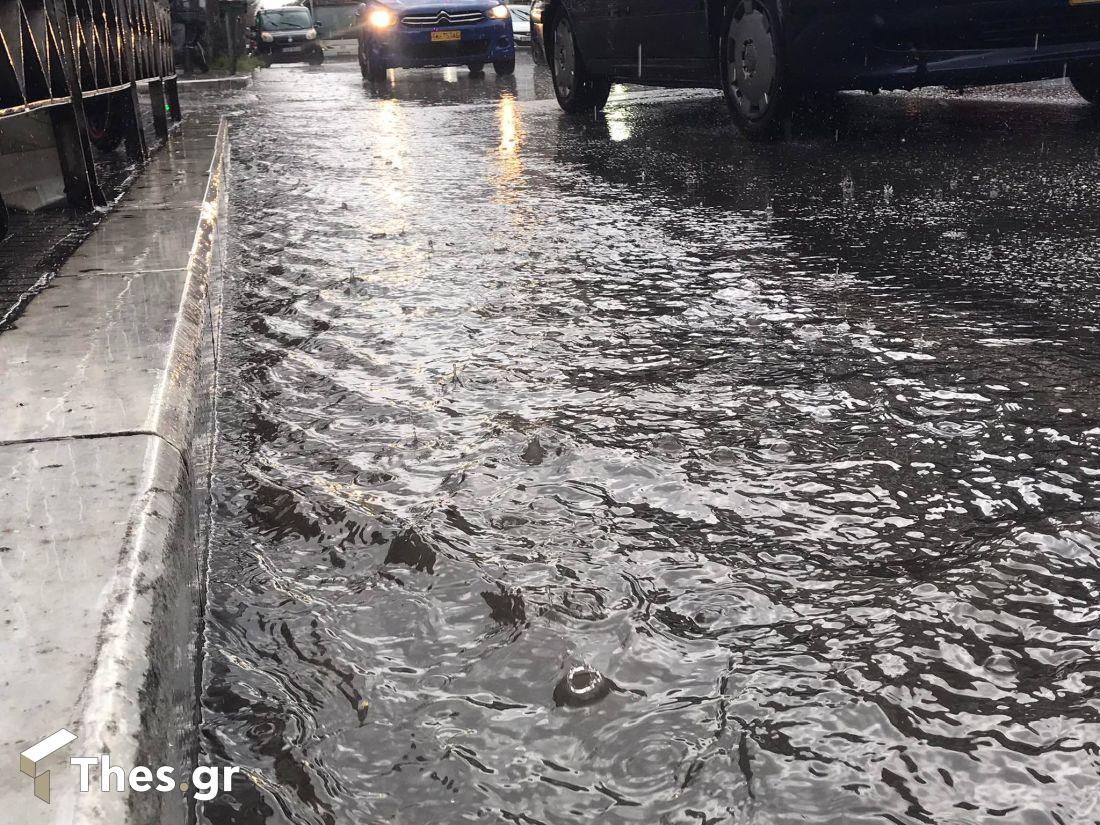 Χαλάζι Θεσσαλονίκη καιρός κακοκαιρία