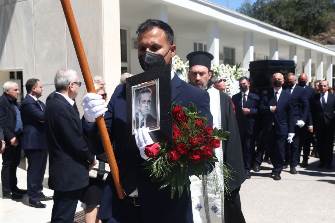 κηδεία Γιώργου Μπόμπολα Α' Νεκροταφείο Αθηνών