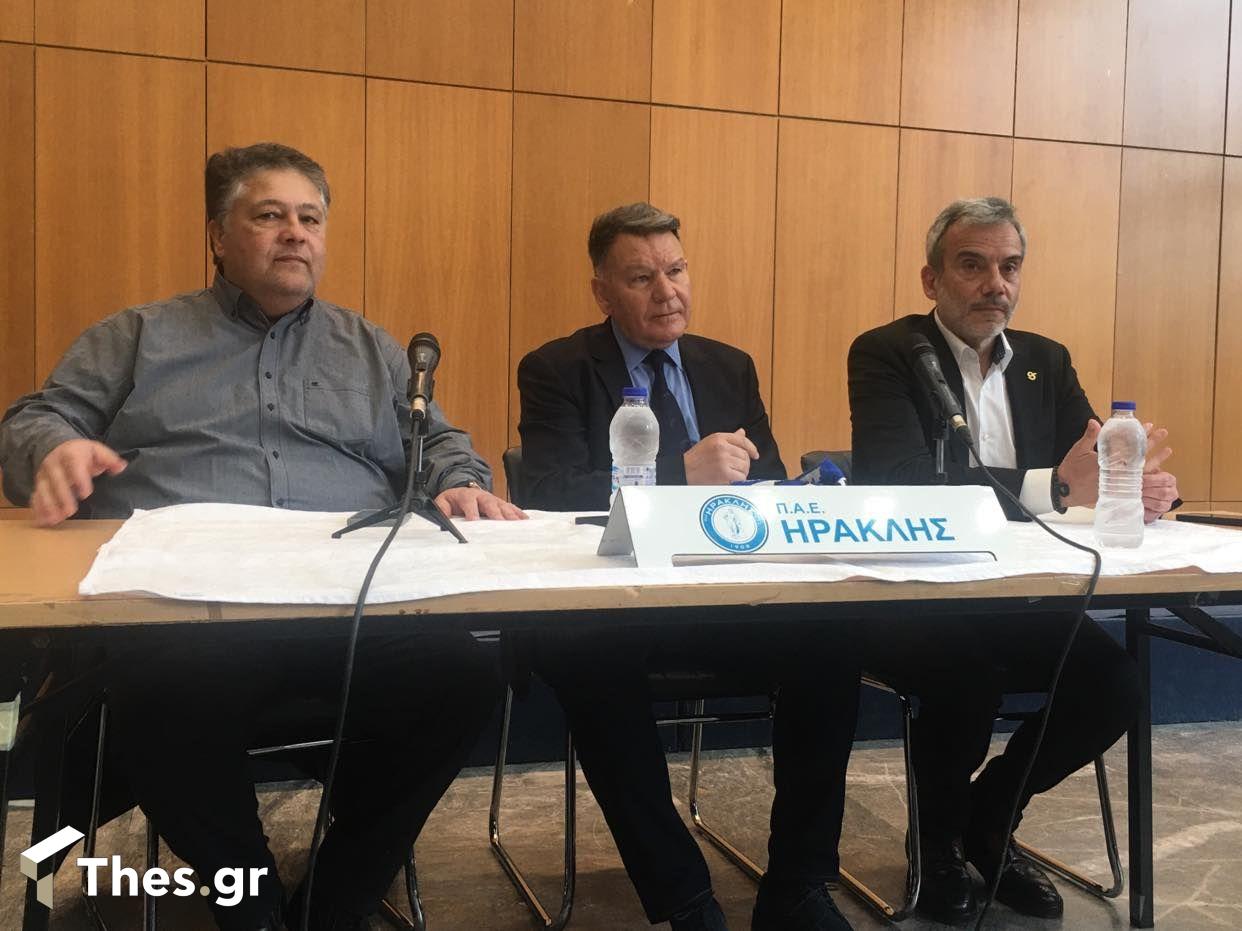 Αλέξης Κούγιας στην παρουσίαση του νέου σχήματος της ΠΑΕ Ηρακλής