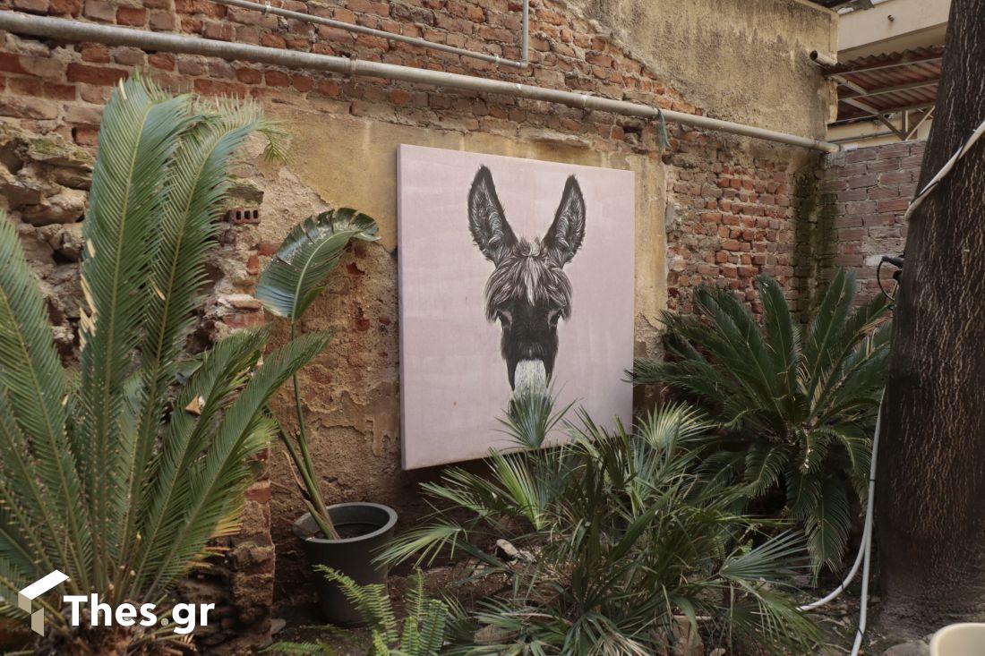 Donkey Garden Thessaloniki Θεσσαλονίκη εστιατόριο brunch lunch dinner γλυκά καφές Σκρα 3 κέντρο Εύοσμος φαγητό