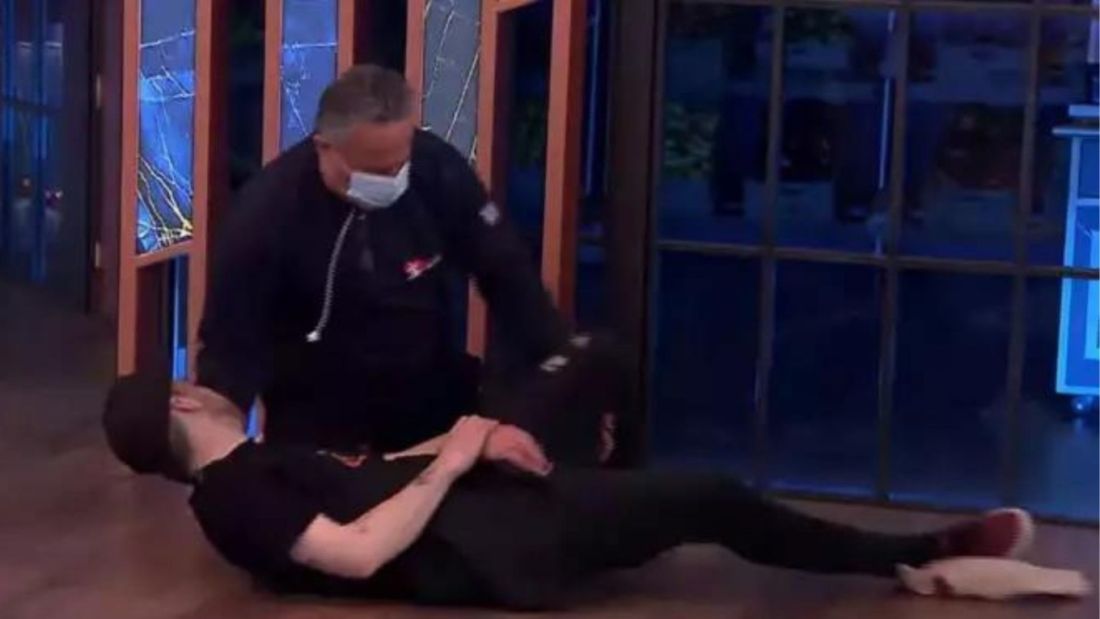 MasterChef λιποθύμησε Γρηγόρης Γιαννόπουλος