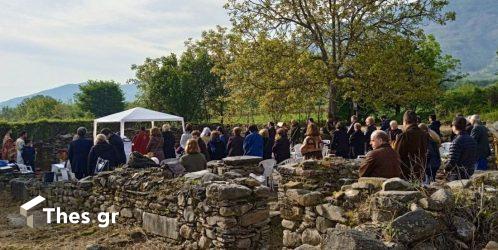 Ι.Μ. Αγίου Γεωργίου του Διασορίτη: Λειτουργία στα ερείπια της Βυζαντινής Μονής στο Παλαιοχώρι Καβάλας (ΦΩΤΟ)