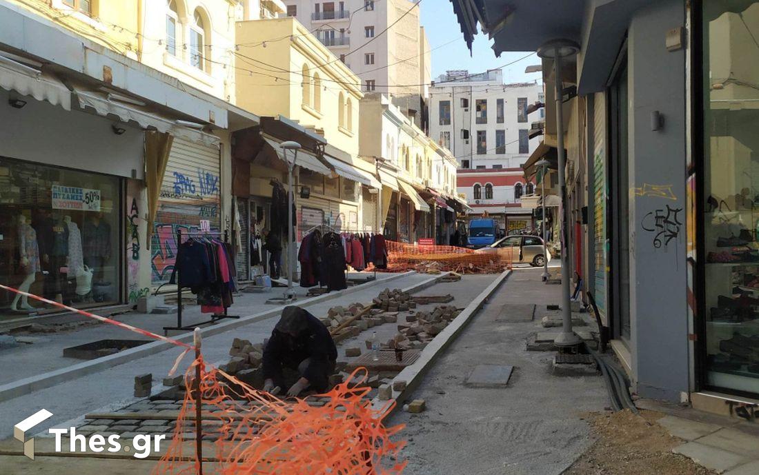 αγορά Καπάνι Θεσσαλονίκη εργασίες ανάπλασης