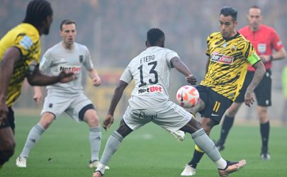 Super League: “Λύγισε” στο τέλος στο ντέρμπι με την ΑΕΚ ο Αρης (3-1)