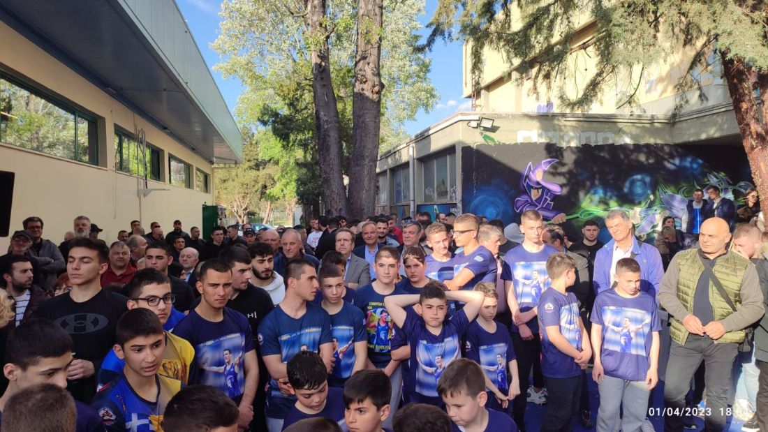 πάλη εγκαίνια ΕΑΚ Βαρέων Αθλημάτων Σταυρούπολης
