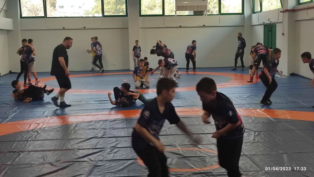 πάλη εγκαίνια ΕΑΚ Βαρέων Αθλημάτων Σταυρούπολης