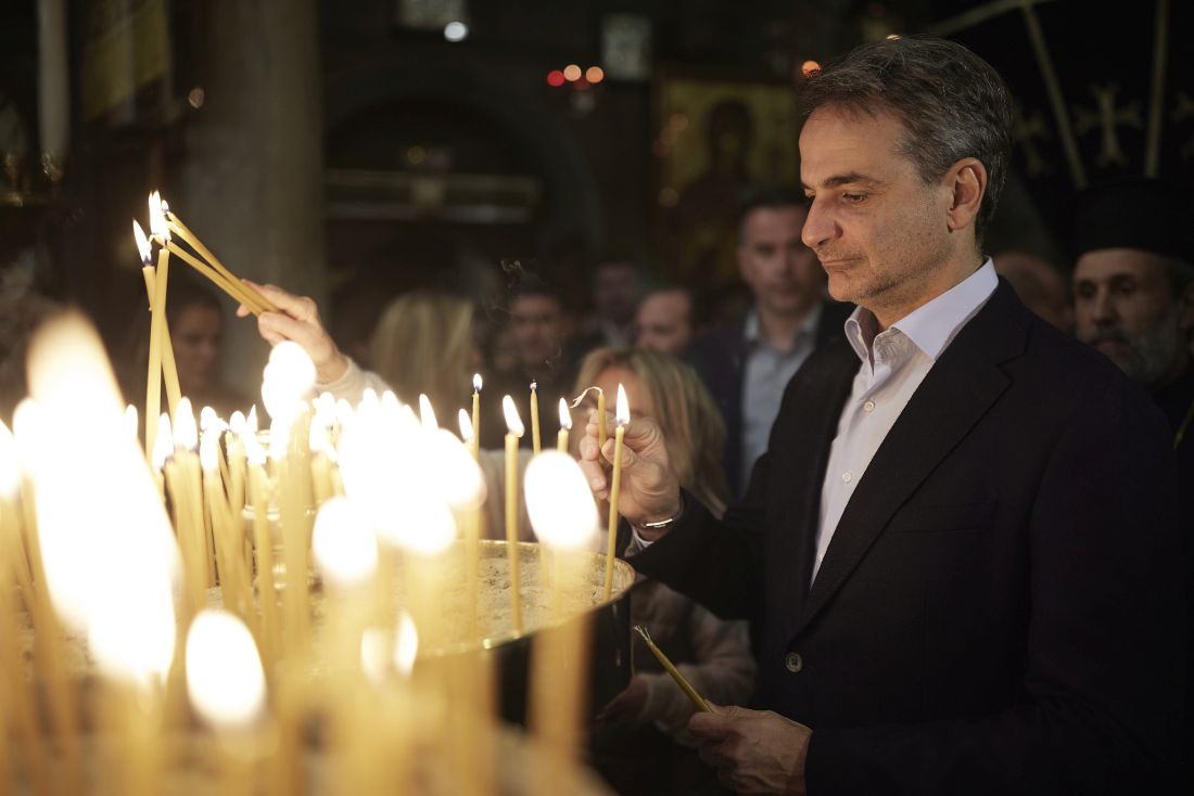Τήνος Κυριάκος Μητσοτάκης Μαρέβα