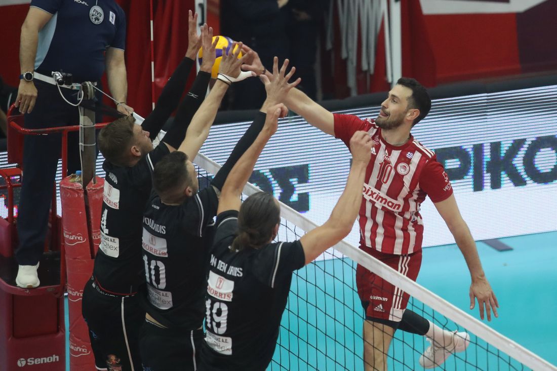 τελικός πρωταθλήματος βόλεϊ ΠΑΟΚ Ολυμπιακός