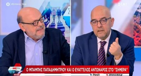 Αγρια κόντρα στον “αέρα” μεταξύ Παπαδημητρίου και Αντώναρου