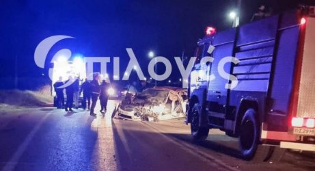 Σοβαρό τροχαίο στις Σέρρες – Τρεις τραυματίες (ΦΩΤΟ)