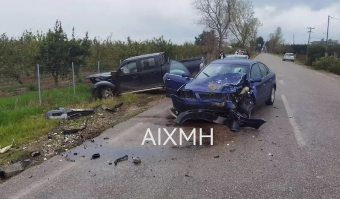 τροχαίο δυστύχημα στο Μεσολόγγι