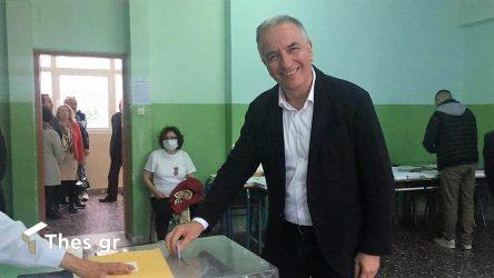 Εκλογές 2023: Στο 23ο ΓΕΛ Θεσσαλονίκης ψήφισε ο Σταύρος Καλαφάτης – «Καλό βόλι στους πολίτες»