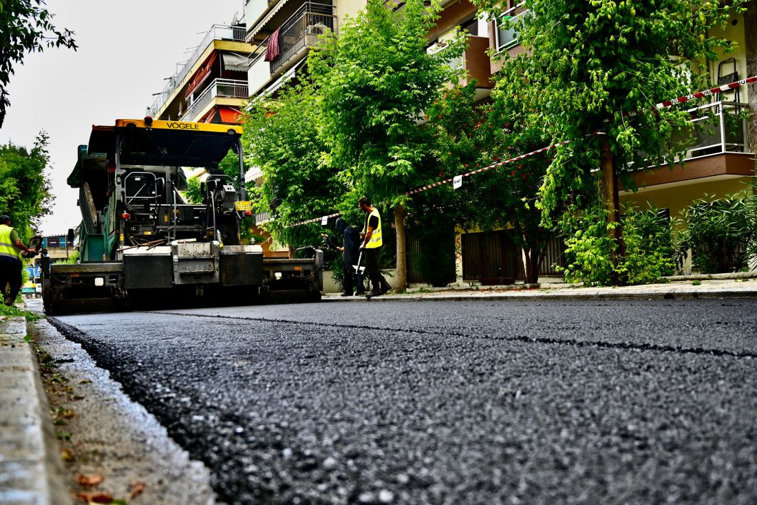 έργα ασφαλτόστρωσης Θεσσαλονίκη