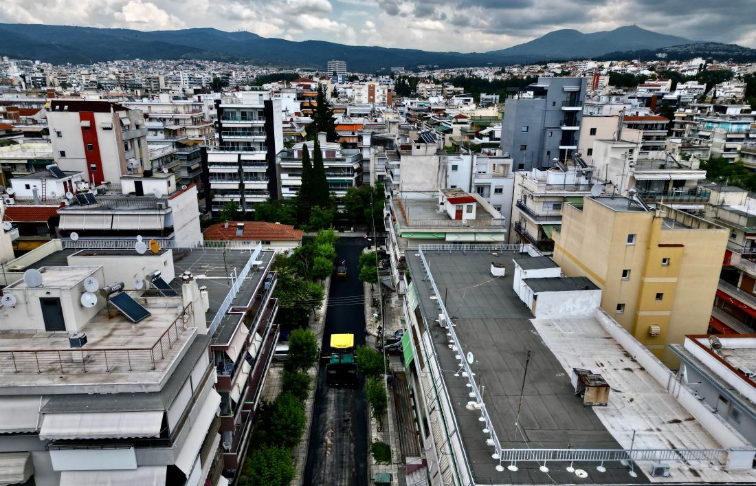 έργα ασφαλτόστρωσης Θεσσαλονίκη