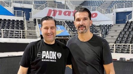 Στο PAOK Sports Arena ο Πέτζα Στογιάκοβιτς (ΦΩΤΟ)
