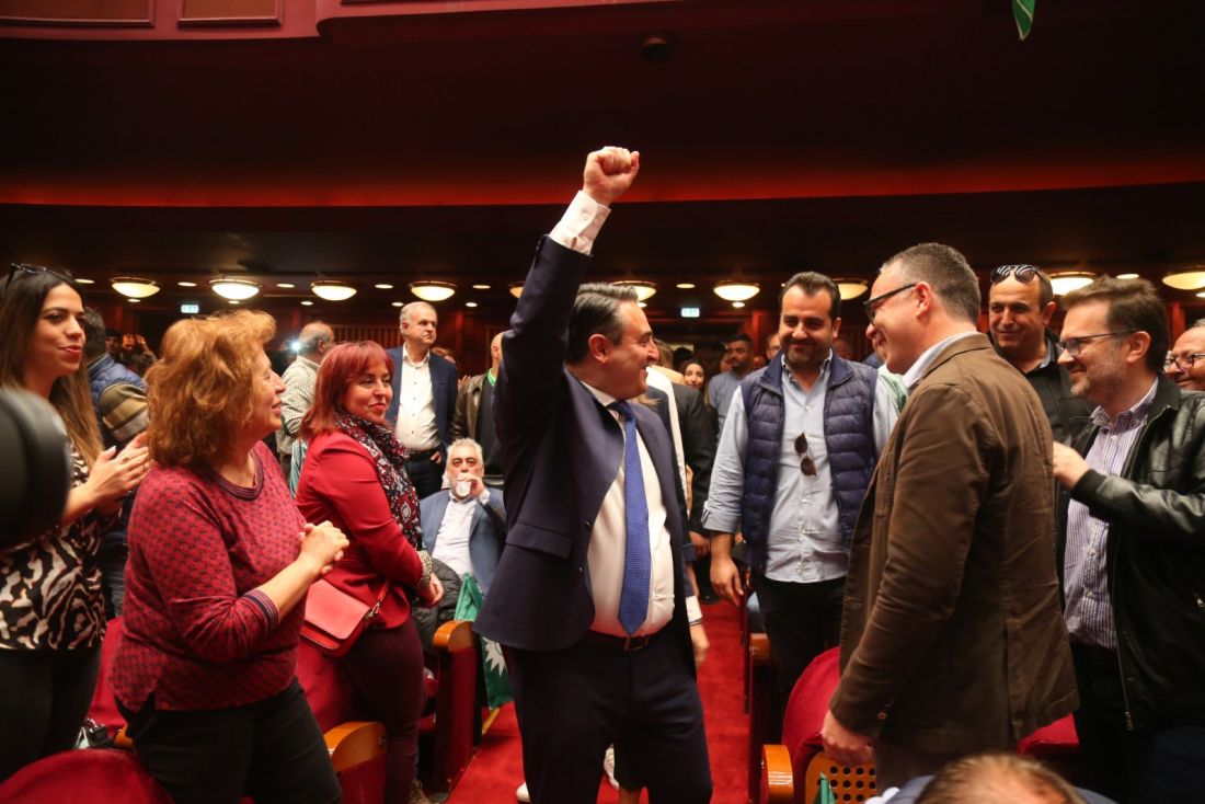 Αντώνης Σαουλίδης συγκέντρωση ΠΑΣΟΚ Υποψήφιος Βουλευτής Α' Θεσσαλονίκης