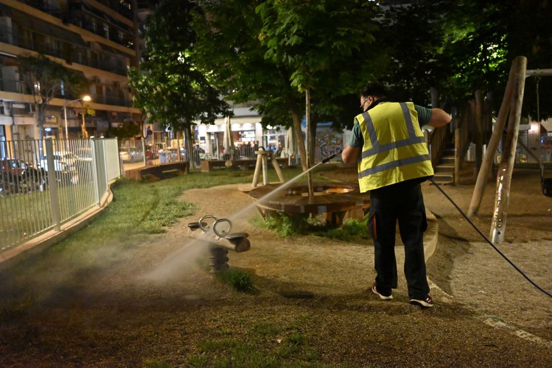 δράση καθαριότητας Ροτόντα δήμος Θεσσαλονίκης