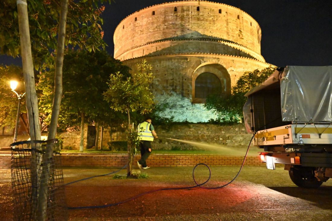 δράση καθαριότητας Ροτόντα δήμος Θεσσαλονίκης