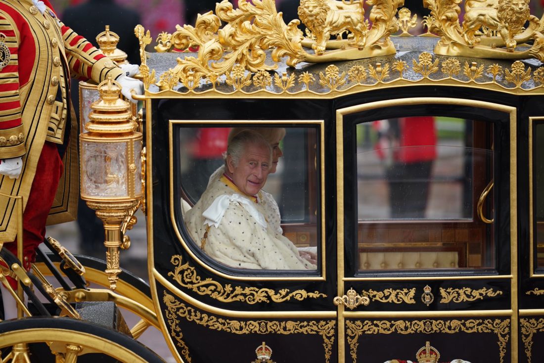 Βασιλιάς Κάρολος στέψη Λονδίνο