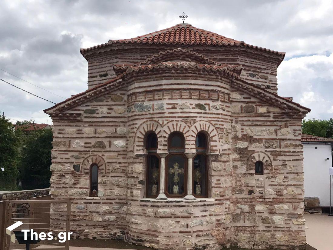 Ιερός Ναός Μεταμορφώσεως Σωτήρος Χορτιάτης Χορτιάτη Βυζαντινό Μνημείο 12ου αιώνα Θεσσαλονίκη