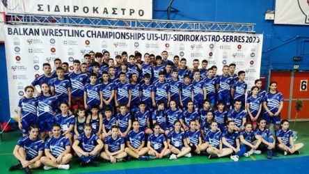 Σέρρες: Σάρωσαν τα μετάλλια οι Ελληνες στο Βαλκανικό πρωτάθλημα πάλης U15-U17