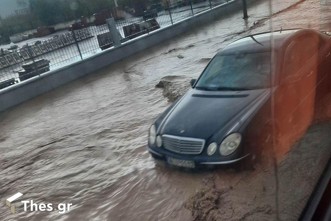 Γιαννιτσά πλημμύρισε δρόμος