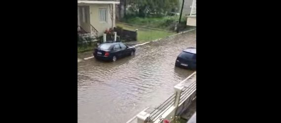 Πλημμύρες στην Πτολεμαΐδα από την ισχυρή χαλαζόπτωση (ΒΙΝΤΕΟ)