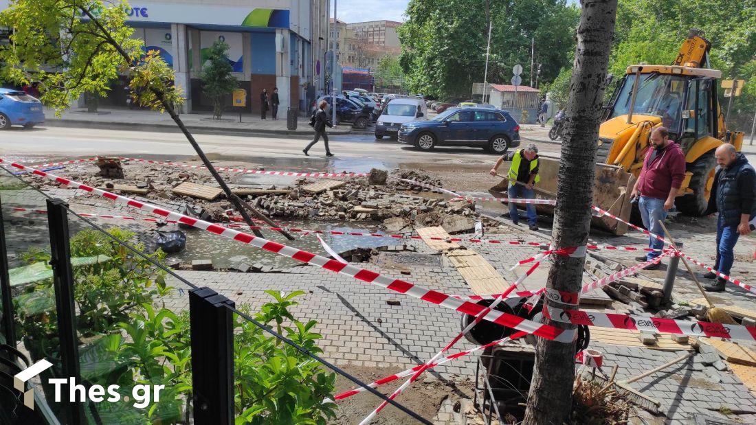 Δικαστήρια Θεσσαλονίκης δρόμος νερά