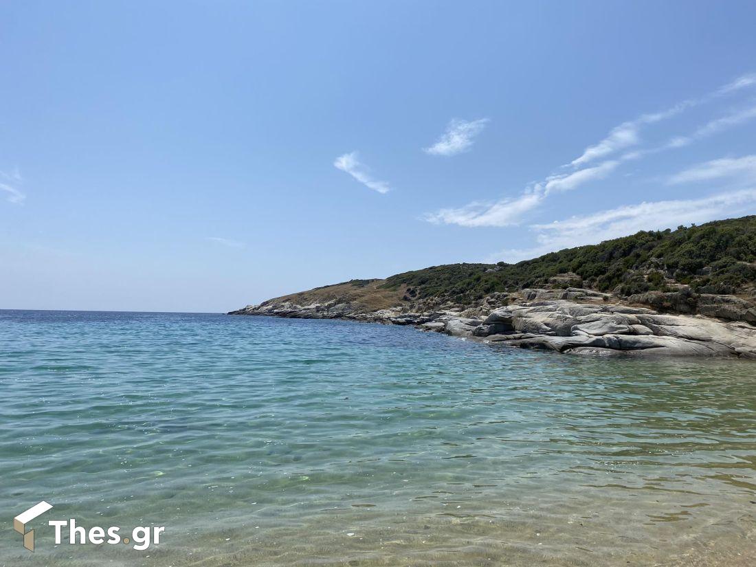 παραλία Αγριδιά Χαλκιδική