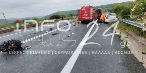 Φωτογραφία – σοκ από το τροχαίο δυστύχημα του δημάρχου Δοξάτου Θέμη Ζεκερίδη