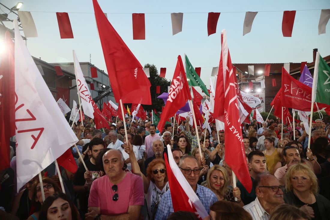 Αλέξης Τσίπρας ομιλία εκλογές Ιούνιος 2023 Θεσσαλονίκη κόσμος