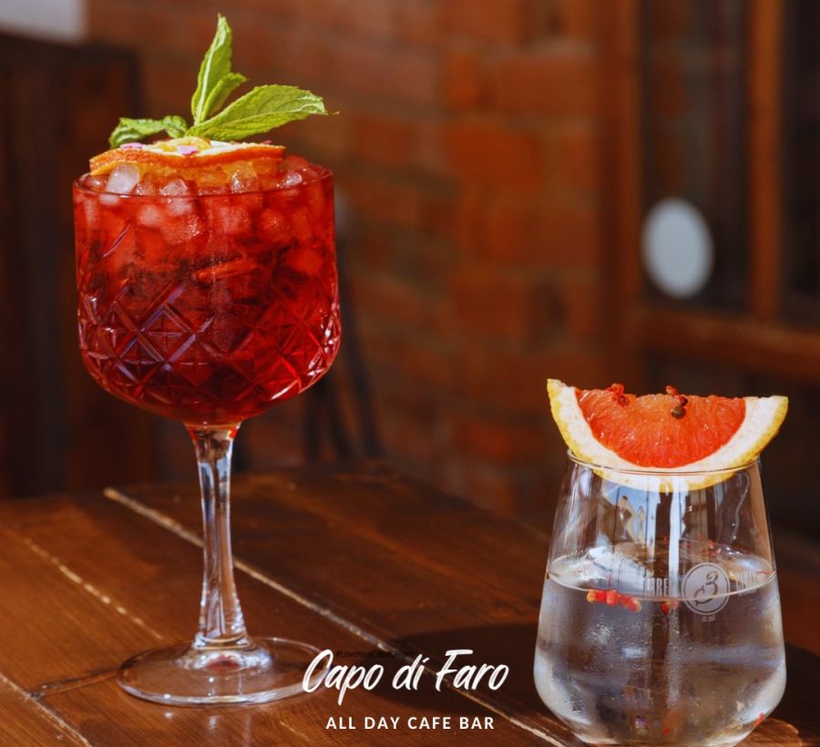 Capo Di Faro Περαία all day cafe bar εστίαση τουρισμός καφέ ποτό Αμπελοκήπων 1 Τ: 2392 30 450 Θεσσαλονίκη