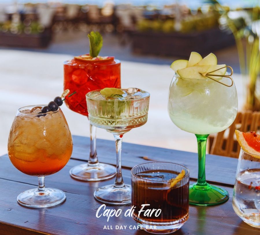 Capo Di Faro Περαία all day cafe bar εστίαση τουρισμός καφέ ποτό Αμπελοκήπων 1 Τ: 2392 30 450 Θεσσαλονίκη