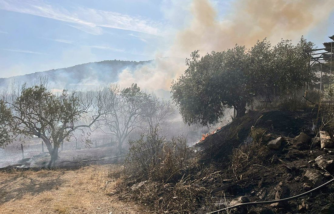 φωτιά Καβάλα Ελαιοχώρι