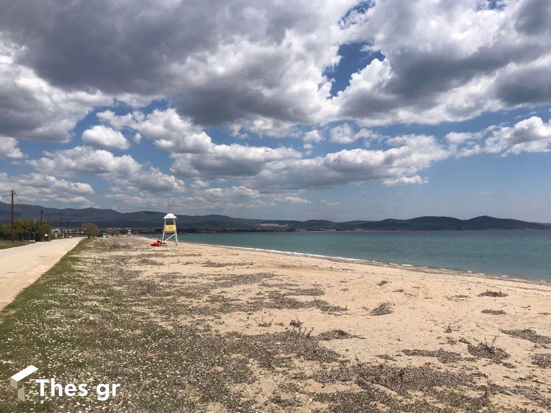 Παραλία Καλύβες Πολυγύρου Χαλκιδικής Χαλκιδική καλοκαίρι