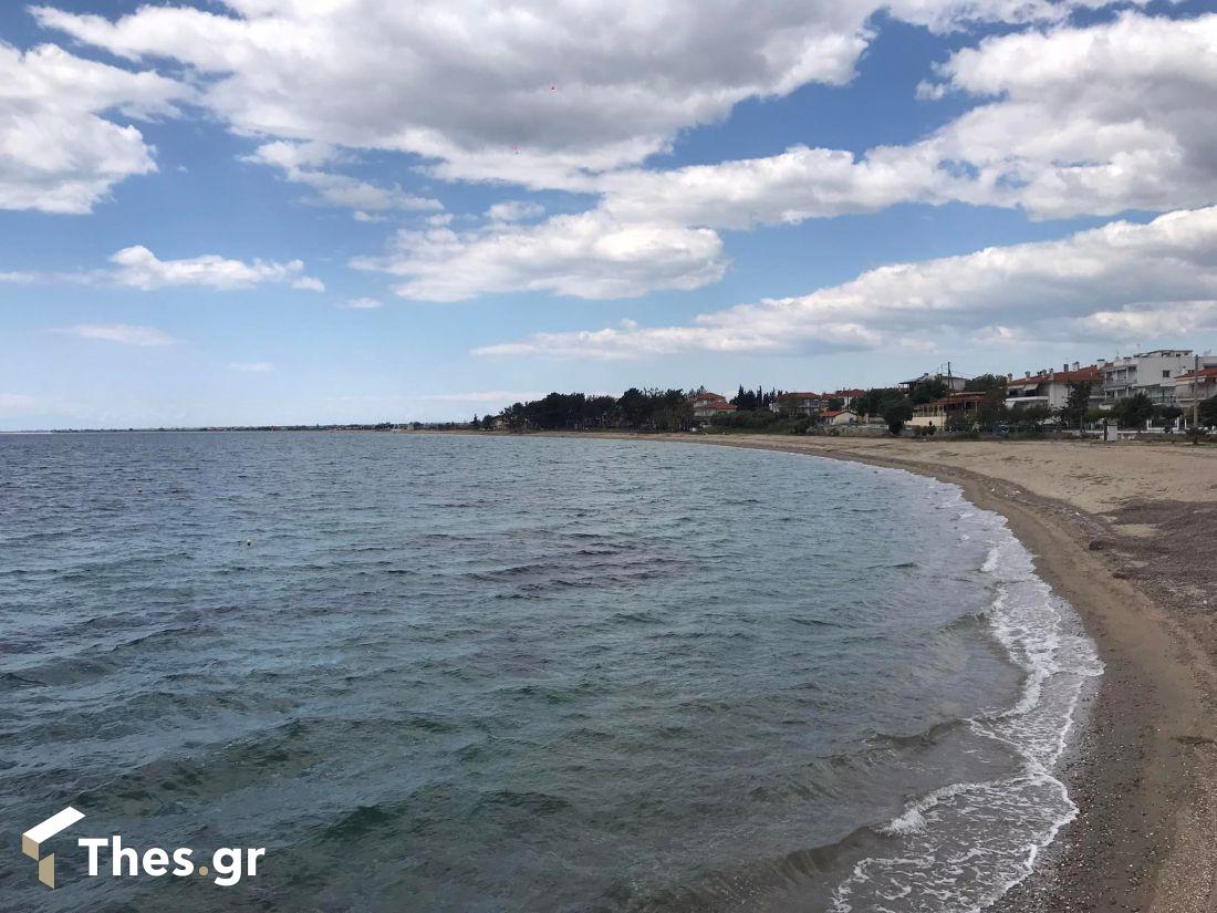 Παραλία Καλύβες Πολυγύρου Χαλκιδικής Χαλκιδική καλοκαίρι