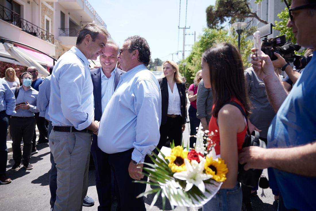 Κυριάκος Μητσοτάκης επίσκεψη Θάσος