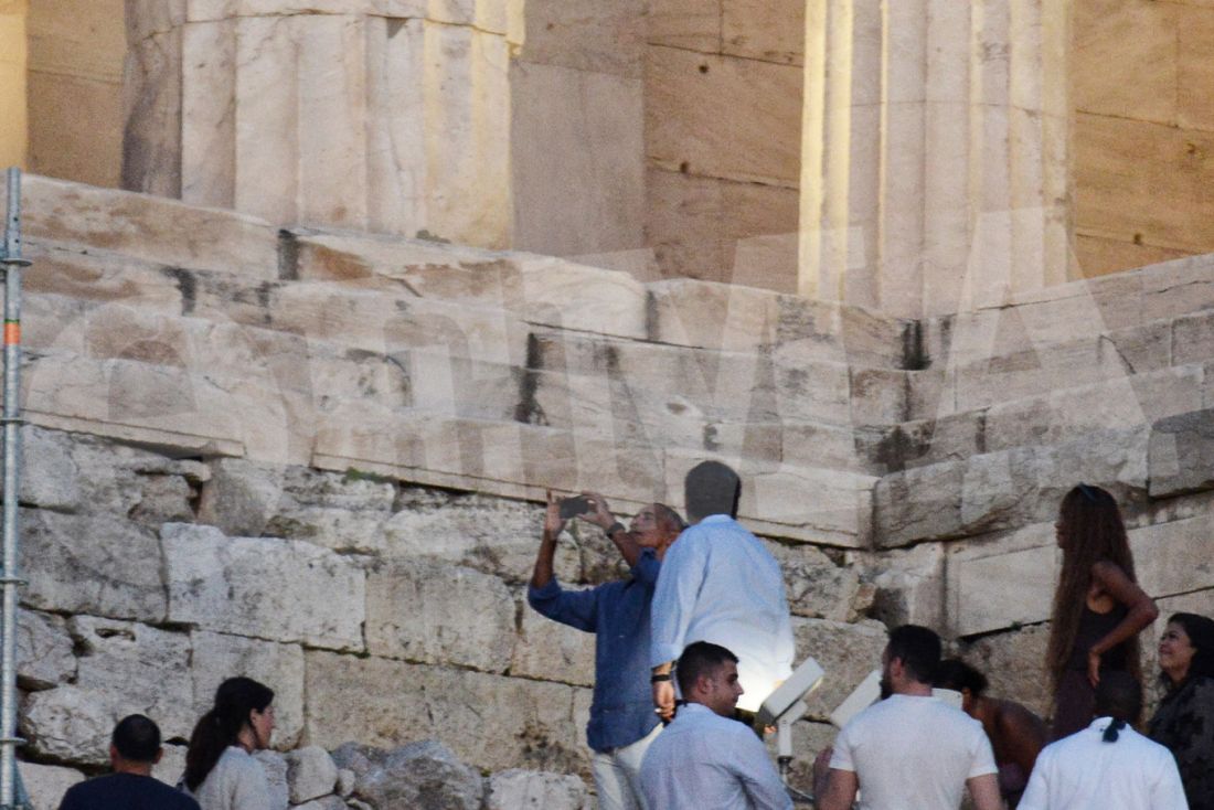 Ομπάμα Ακρόπολη ξενάγηση