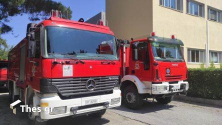 Ξέσπασε φωτιά σε πολυκατοικία στην ανατολική Θεσσαλονίκη