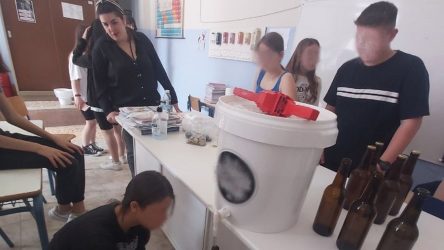 Μαθητές Γυμνασίου στις Σάπες παρασκεύασαν την δική τους ξανθιά μπύρα