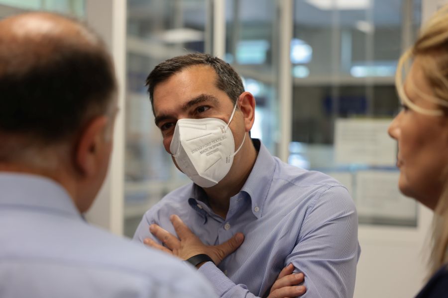 Αλέξης Τσίπρας από Λαϊκό Νοσοκομείο