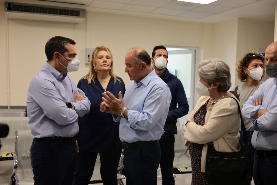 Αλέξης Τσίπρας από Λαϊκό Νοσοκομείο