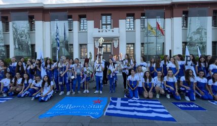 Καλαμαριά: “Επεσαν τα τείχη” για τις πρωταθλήτριες Ευρώπης στο cheerleading (ΦΩΤΟ)