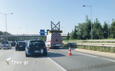 Καραμπόλα με τρία αυτοκίνητα στην ΕΟ Θεσσαλονίκης – Καβάλας