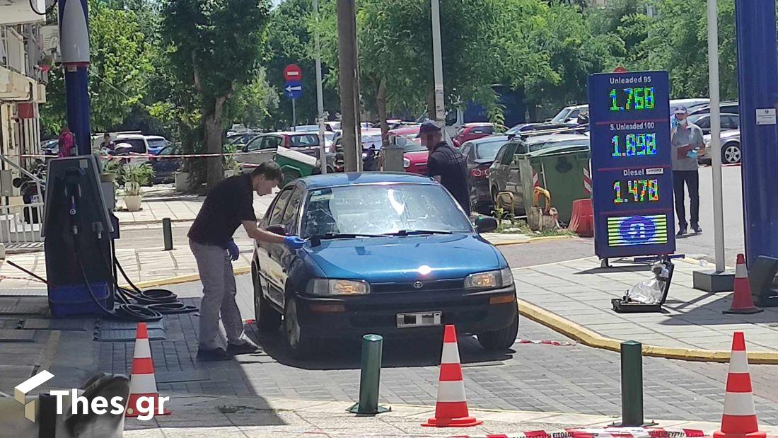 Θεσσαλονίκη πυροβολισμός σε βενζινάδικο Μπότσαρη Σόλωνος