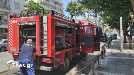Πυροσβεστική φωτιά διαμέρισμα Βασιλίσσης Ολγας Θεσσαλονίκη